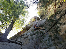 Guided Rappelling in Red River Gorge, Guided Rappelling, Guided Climbing in Red River Gorge, Red River Gorge Activities, Stuff to do in Red River Gorge, Bluegrass Climbing School, Southeast Mountain Guides, Red River Gorge Guides, Red River Climbing Guides