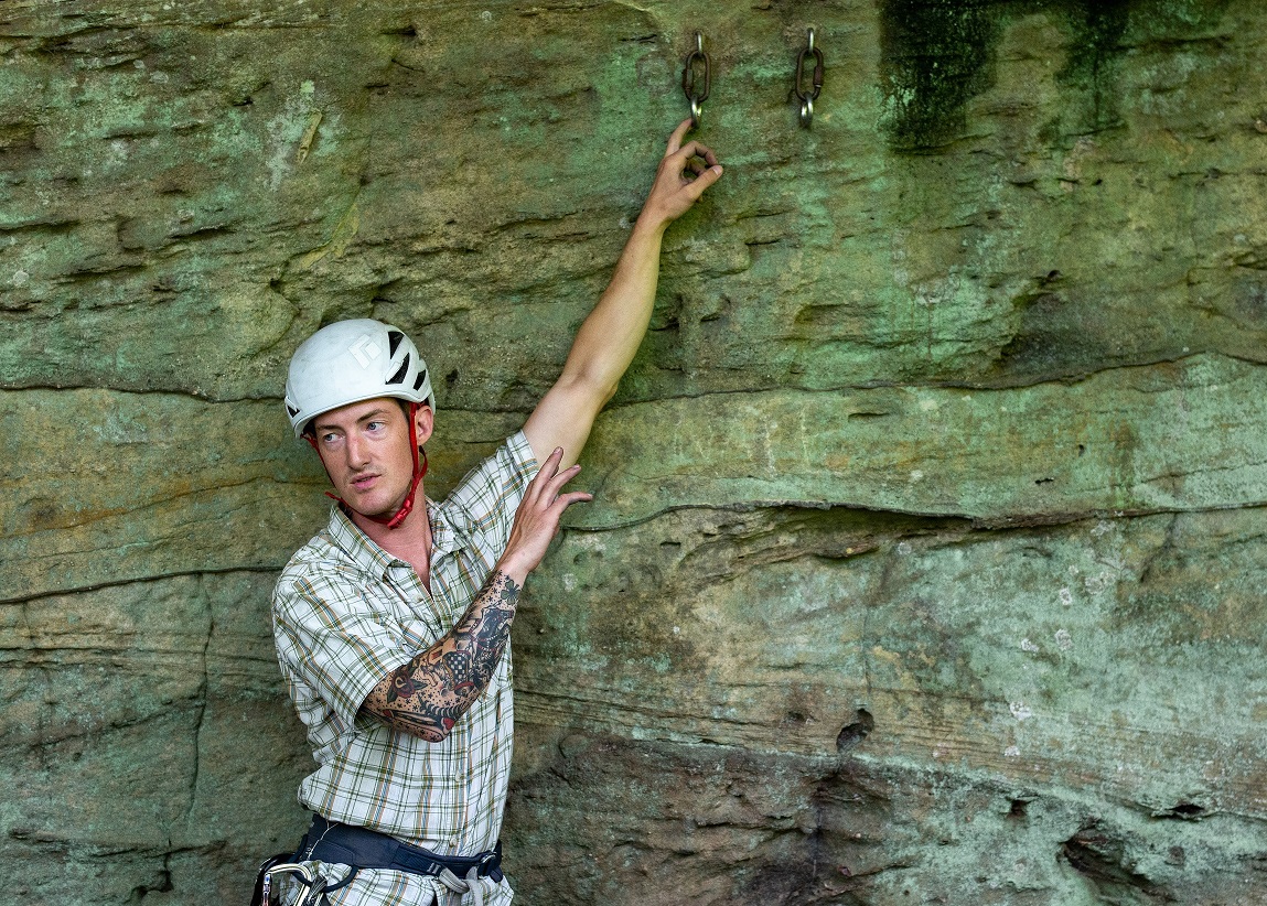 Bluegrass Climbing School American Mountain Guide Association SPI Course and Exam guiding instruction and exam preperation